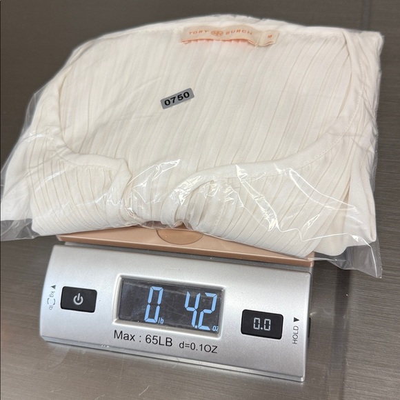 Tory Burch White Pleated Blouse w/ Front Tie - Picture 6 of 6